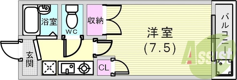 使いやすい間取りです。