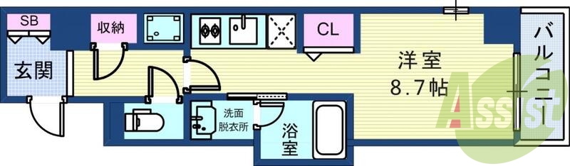 使いすい間取りになっております。