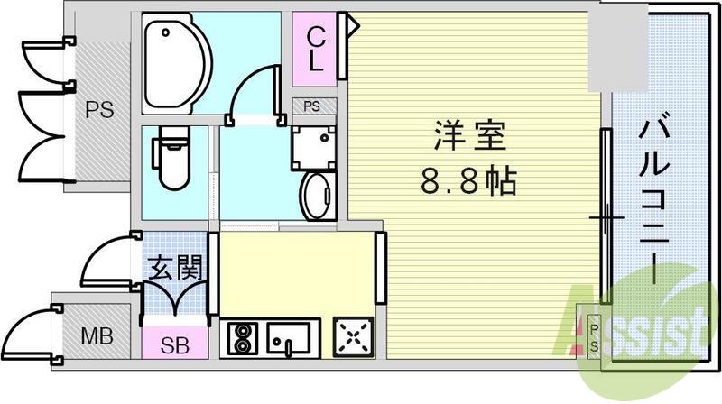 一人暮らしにおススメの物件です。
