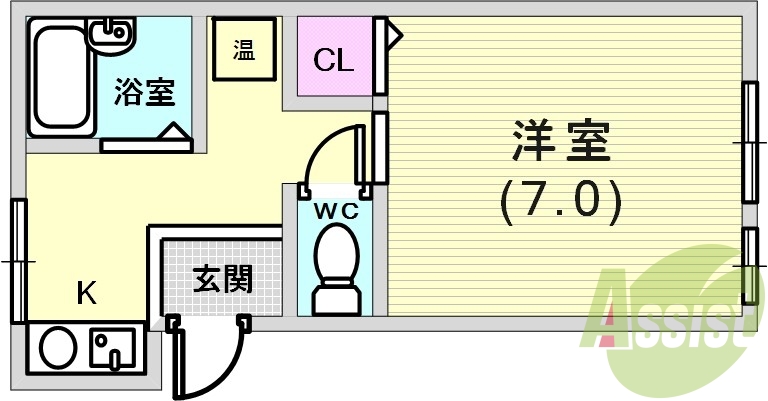 広いお部屋ですね。