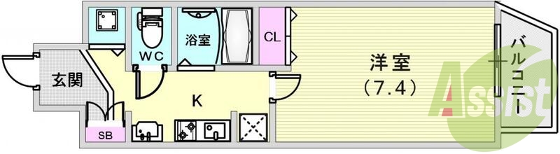 使いやすい間取です。