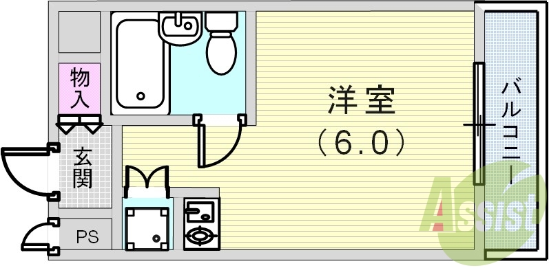 オーソドックスな間取り