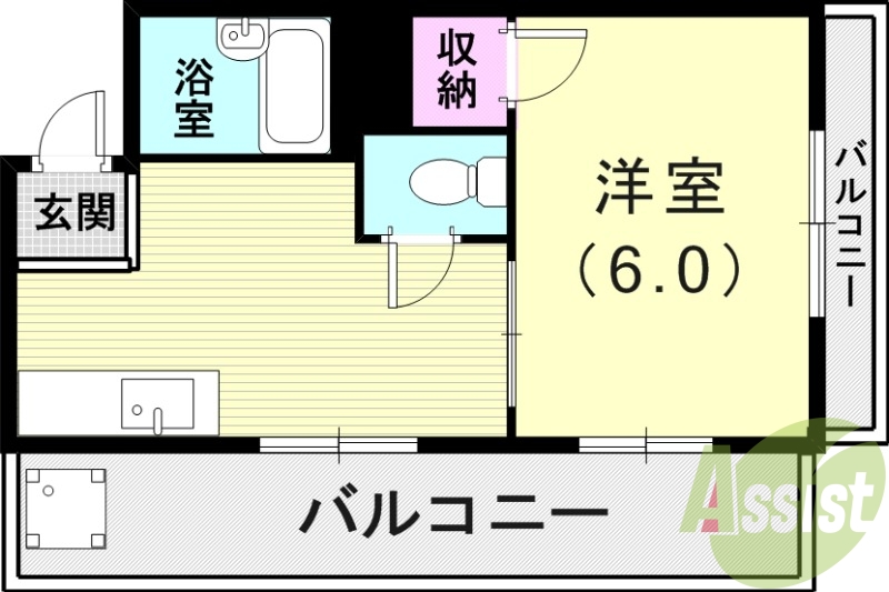 使いやすい間取りです。