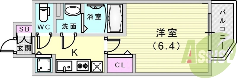 10階の間取り図