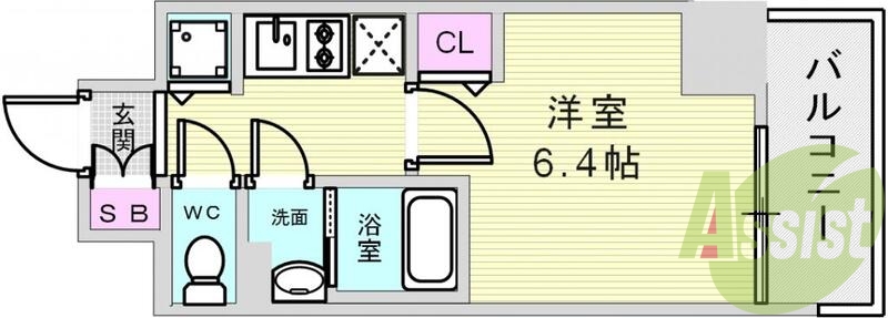 9階の間取り図
