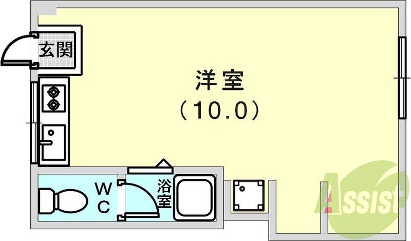 1階の間取り図