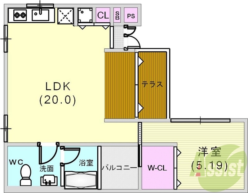 安らぎをもたらすプライベート空間