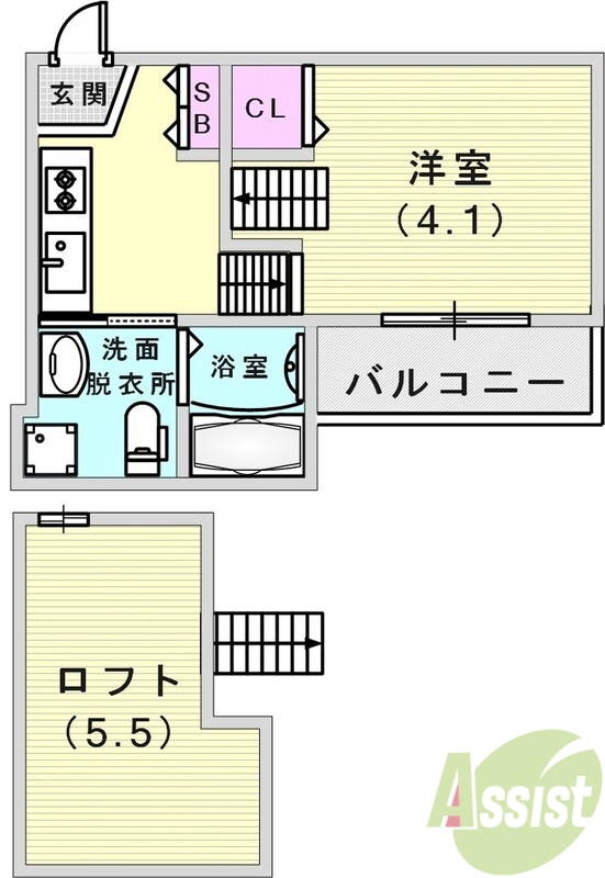 人気のロフト付きです