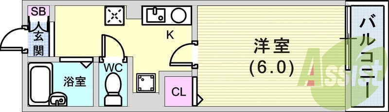 使いやすい間取りですね。