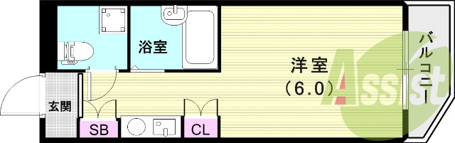 3階の間取り図