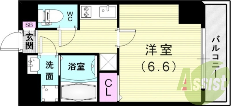 13階の間取り図