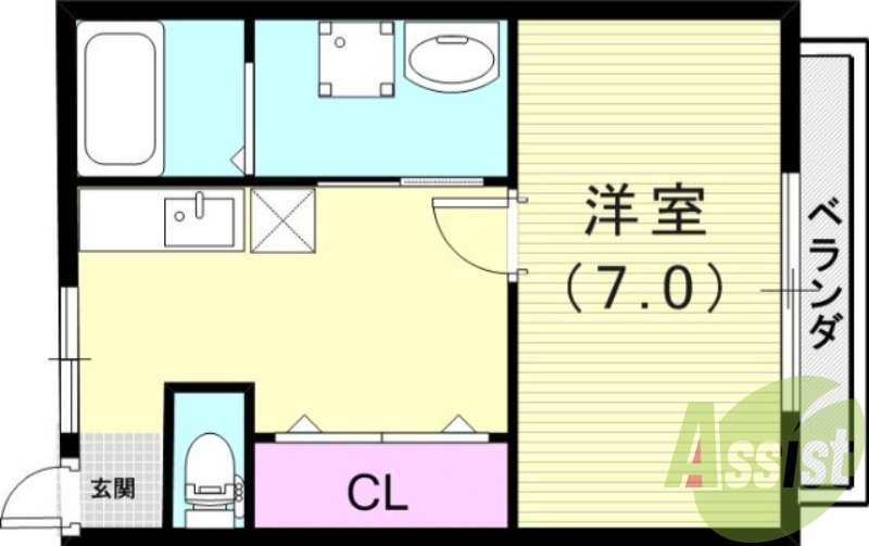 1階の間取り図