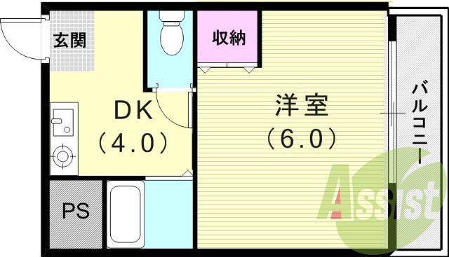 3階の間取り図