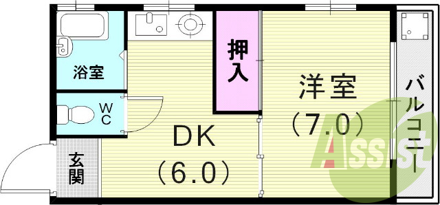 3階の間取り図