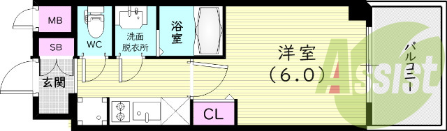 13階の間取り図