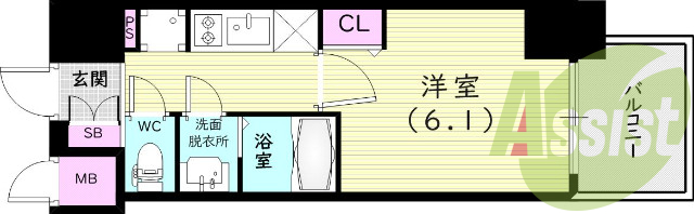 13階の間取り図