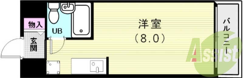4階の間取り図