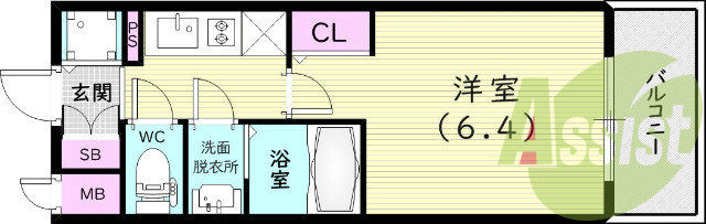 3階の間取り図