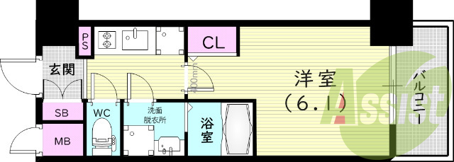 3階の間取り図