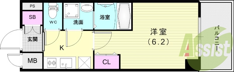 15階の間取り図