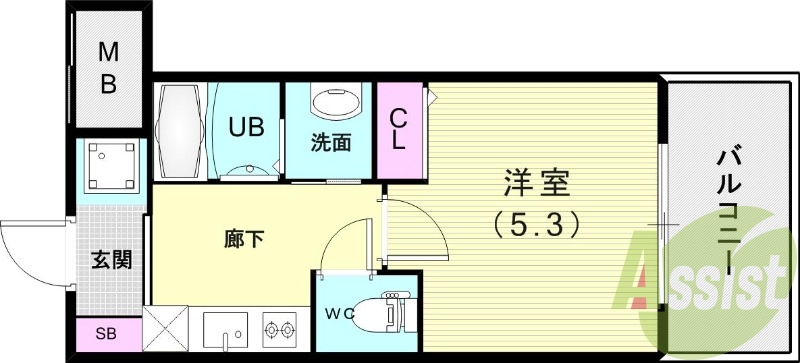 3階の間取り図