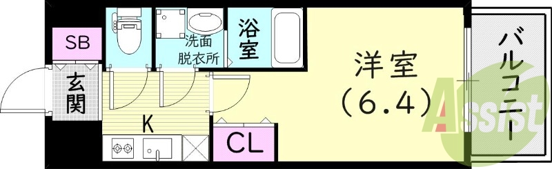 10階の間取り図