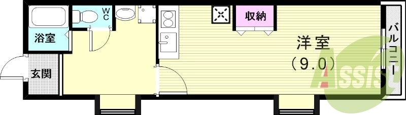 3階の間取り図