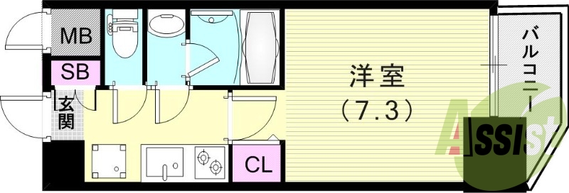 14階の間取り図