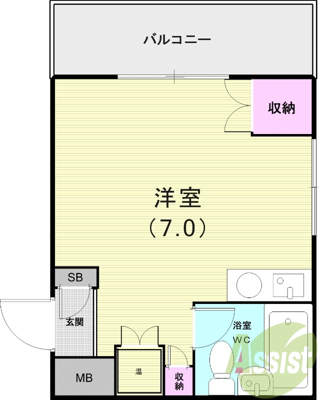 3階の間取り図