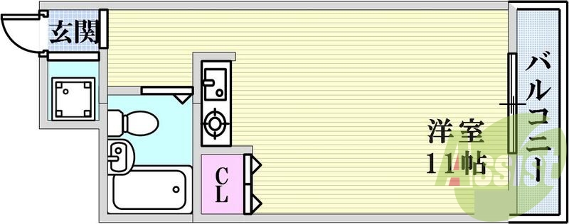 5階の間取り図