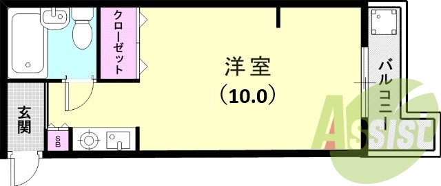1階の間取り図