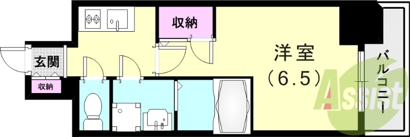 2階の間取り図