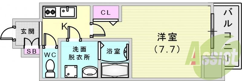 使いやすい間取りですね。
