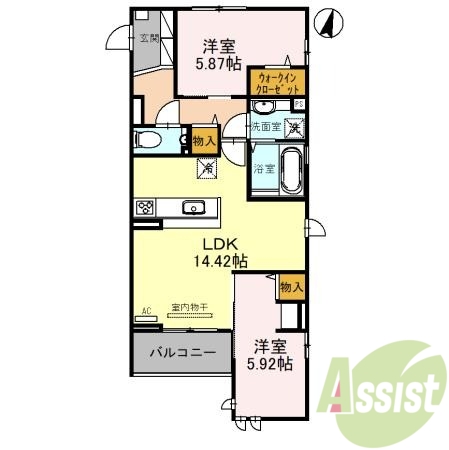 3階の間取り図