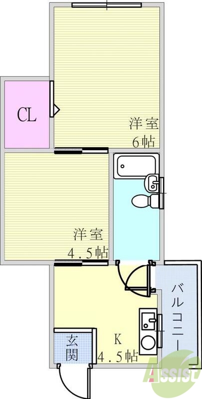 5階の間取り図