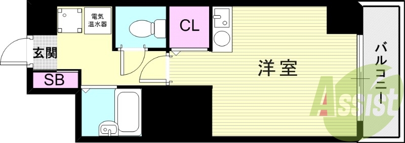 4階の間取り図