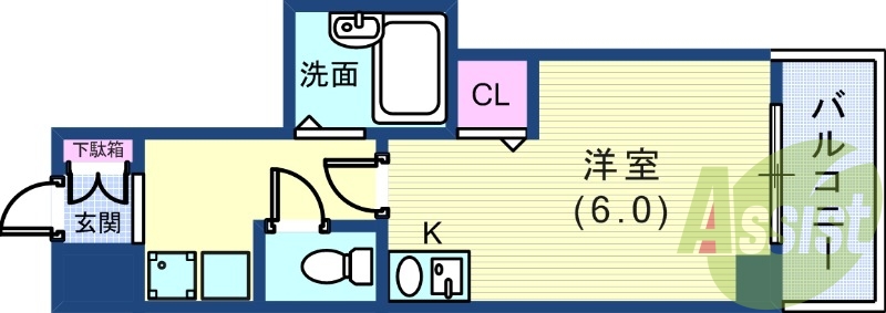 9階の間取り図