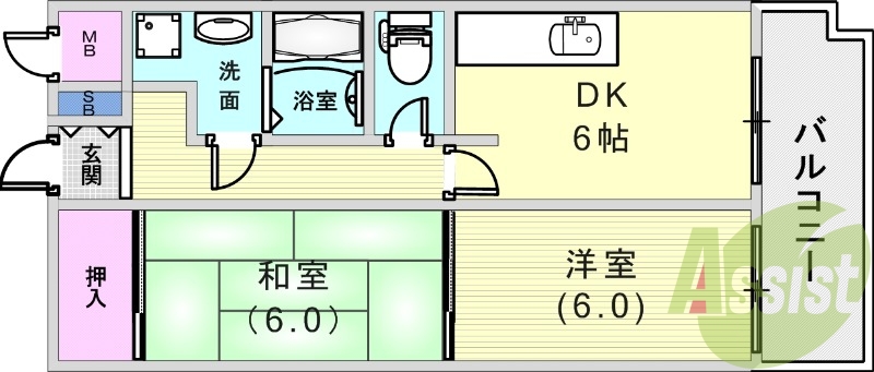 3階の間取り図