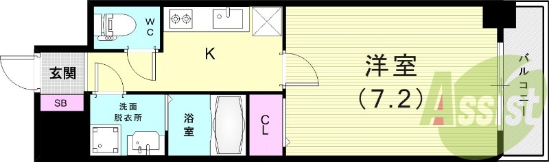 5階の間取り図