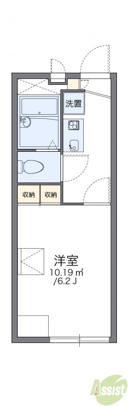 2階の間取り図