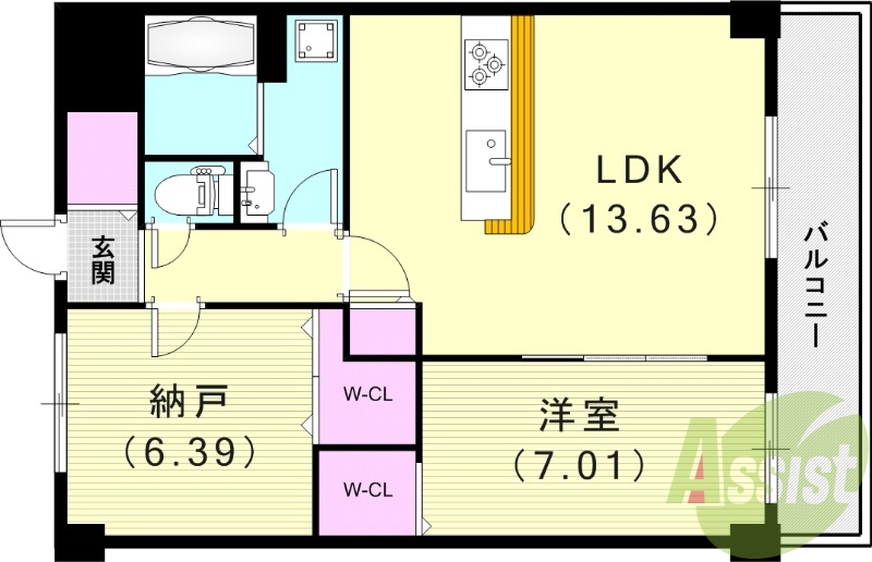 3階の間取り図