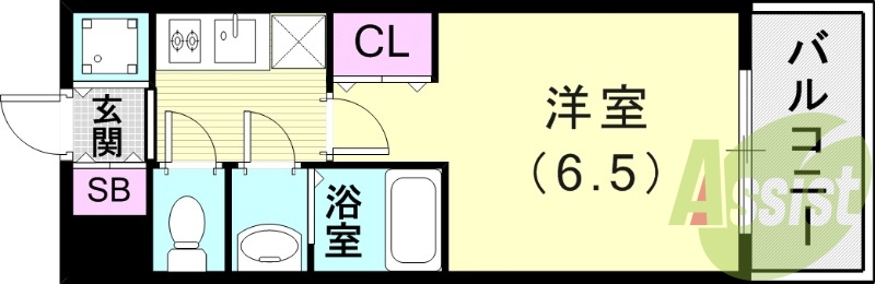 3階の間取り図