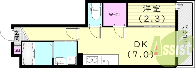 3階の間取り図