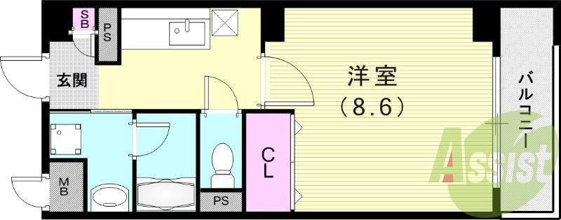 3階の間取り図