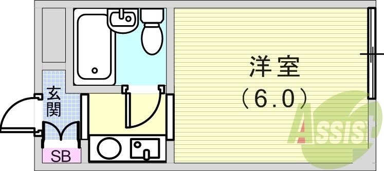 2階の間取り図