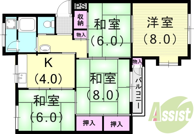 4K（75平米）モニター付きドアホン
