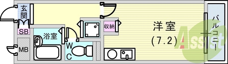 お洒落さんのためのワンルーム