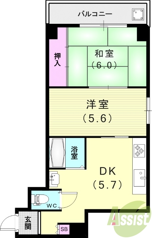 新婚様にはピッタリ！！お一人の方でも広々使えますよ！！