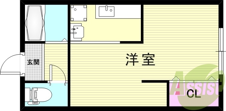 2階の間取り図