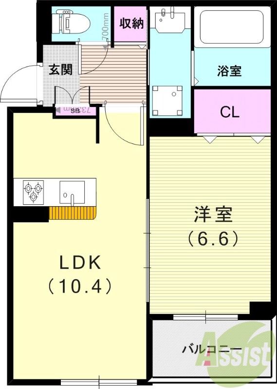 3階の間取り図